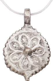 ROMAN SILVERED PENDANT C.100-300 AD