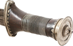 FINE SILVER MOUNTED SUDANESE DAGGER - Fagan Arms