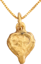 VIKING HEART PENDANT NECKLACE, C.950-1050 AD (Copy)