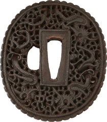 JAPANESE SWORD GUARD, TSUBA, 18TH CENTURY - Fagan Arms