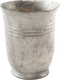 CONFEDERATE SOLDIER’S PEWTER CUP
