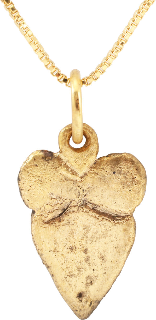 CLASSIC VIKING HEART PENDANT NECKLACE, 9TH-10TH CENTURY AD - Fagan Arms
