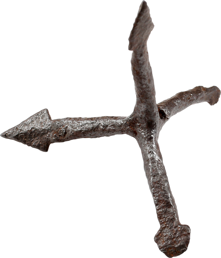 ANCIENT ROMAN/BYZANTINE CALTROP, 5TH-8TH CENTURY AD - Fagan Arms