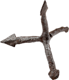 ANCIENT ROMAN/BYZANTINE CALTROP, 5TH-8TH CENTURY AD