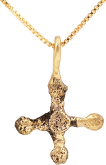 EUROPEAN CHRISTIAN CROSS NECKLACE, 9th-12th CENTURY - Fagan Arms