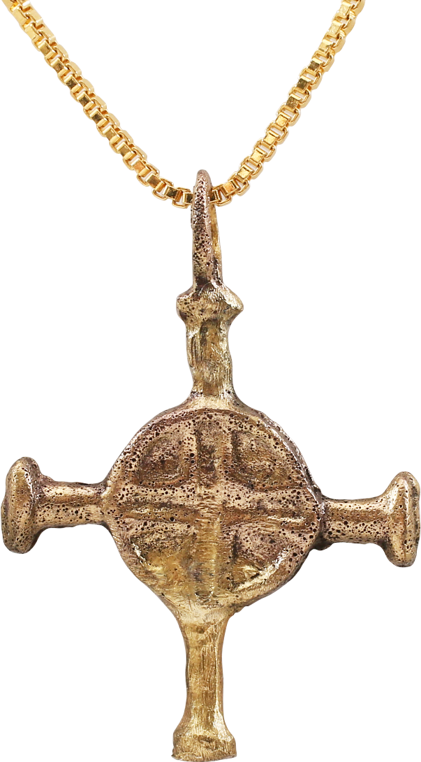FINE EARLY CHRISTIAN CROSS NECKLACE 9TH-11TH CENTURY AD - Fagan Arms