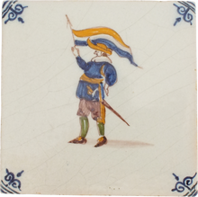 DELFT (DUTCH) TILE, 19TH CENTURY