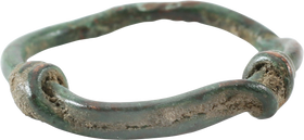 CELTIC FINGER RING C.400-100 BC, SIZE 8 1/2