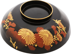 JAPANESE LACQUERED COVERED BOWL, OWAN - Fagan Arms