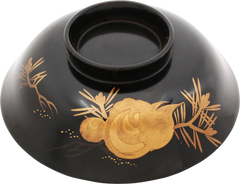 JAPANESE LACQUER BOWL AND LID OWAN - Fagan Arms
