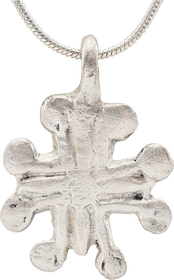 RARE MEDIEVAL EUROPEAN PILGRIM'S RELIQUARY CROSS