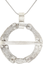 FINE ANCIENT VIKING PROTECTIVE BROOCH NECKLACE, 10TH-11TH CENTURY AD