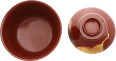 JAPANESE LACQUERED COVERED BOWL - Fagan Arms