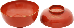 JAPANESE LACQUER BOWL, OWAN. MEIJI PERIOD, BEFORE 1912 - Fagan Arms