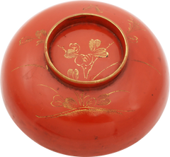 JAPANESE LACQUER BOWL, OWAN. MEIJI PERIOD, BEFORE 1912 - Fagan Arms