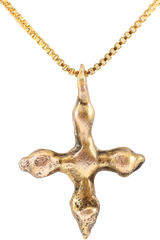 MEDIEVAL CHRISTIAN CROSS NECKLACE, C.800-1000 AD - Fagan Arms