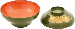 FINE JAPANESE LACQUERED BOWL AND COVER, OWAN - Fagan Arms