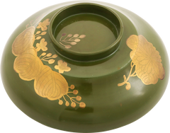 FINE JAPANESE LACQUERED BOWL AND COVER, OWAN - Fagan Arms