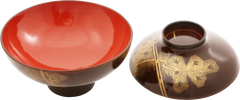 JAPANESE LACQUERED BOWL OWAN, MEIJI PERIOD - Fagan Arms