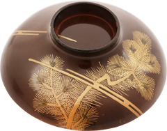 JAPANESE LACQUERED BOWL OWAN, MEIJI PERIOD - Fagan Arms