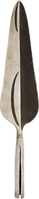 FINE MANGBETU SPEAR FROM THE TREASURE ROOM OF CHIEF GWATALA