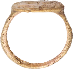ROMAN/BYZANTINE CHRISTENING OR BAPTISM RING, C. 2ND-6TH CENTURY AD, SIZE ½ - Fagan Arms