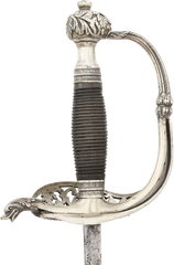 SPANISH 1860 PATTERN SILVER HILTED OFFICER’S SWORD - Fagan Arms