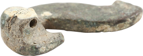 ROMAN LEGIONARIE’S ALPHABET BELT MOUNT C.190-230 AD.