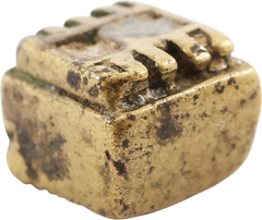 BRONZE GEOMETRIC GOLD WEIGHT C.1890 - Fagan Arms