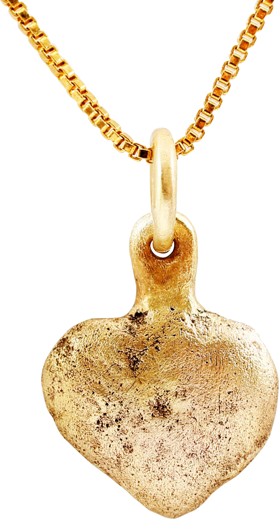 GOOD VIKING HEART PENDANT NECKLACE 9th-10th CENTURY AD - Fagan Arms