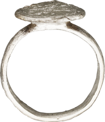 RARE VIKING MYSTICAL HEART RING, SIZE 9 3/4 - Fagan Arms