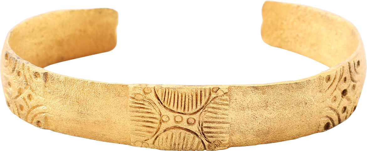 FINE VIKING GILT BRACELET, C.850-1050 AD - Fagan Arms