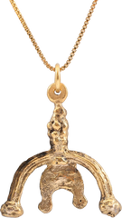 SUPERB VIKING LUNAR PENDANT NECKLACE, 9th-10th CENTURY - Fagan Arms