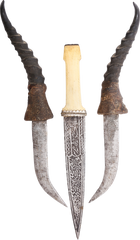 SUDANESE TRIPLE DAGGER SET-MAHDIST WAR, C.1885 - Fagan Arms