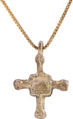 MEDIEVAL CHRISTIAN CROSS NECKLACE, C.800-1000 AD - Fagan Arms