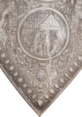 MAGNIFICENT VICTORIAN COPY OF AN ITALIAN PARADE SHIELD OF THE THIRD QUARTER OF THE 16TH CENTURY - Fagan Arms