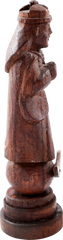 SPANISH SOUTHWEST CARVED RELIGIOUS WOOD FIGURE - Fagan Arms
