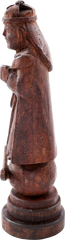 SPANISH SOUTHWEST CARVED RELIGIOUS WOOD FIGURE - Fagan Arms