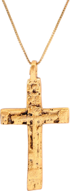 FINE LARGE EASTERN EUROPEAN CHRISTIAN CROSS