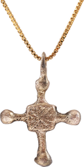 MEDIEVAL CHRISTIAN CROSS NECKLACE, C.800-1000 AD - Fagan Arms