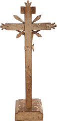 SPANISH COLONIAL CRUCIFICTION FIGURE - Fagan Arms