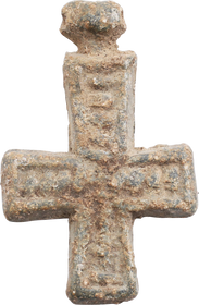 FINE ENGLISH MORTUARY CROSS, 14th CENTURY