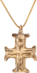 RARE MEDIEVAL EUROPEAN PILGRIM'S RELIQUARY CROSS - Fagan Arms