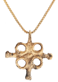 FRENCH QUATRAFOIL PENDANT, C.1500