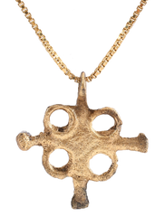 FRENCH QUATRAFOIL PENDANT, C.1500 - Fagan Arms