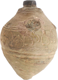 CRUSADES POTTERY GRENADE, 10TH-12TH CENTURY