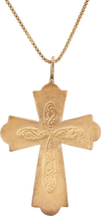 EUROPEAN CROSS NECKLACE, 18th-19th CENTURY - Fagan Arms