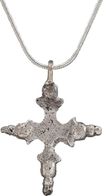 MEDIEVAL CHRISTIAN CROSS NECKLACE C.800-1000 AD