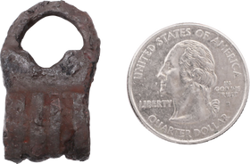 VIKING MINIATURE PADLOCK, 850-1050 AD