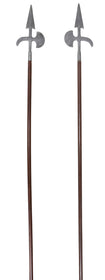 VICTORIAN HALBERDS, PAIR.